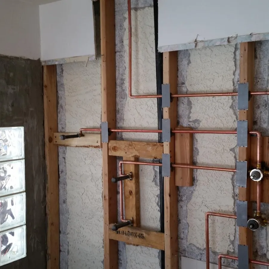 Copper pipe installation for Repiping in Vashon